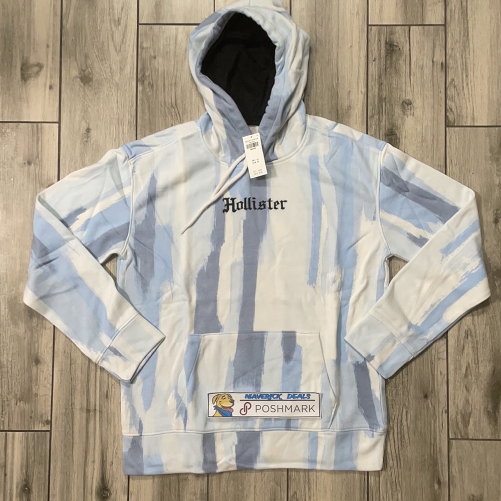 NWT Hollister Slate Print Hoodie